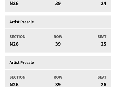 3x Post Malone Presents: The Big Ass Stadium Tickets, N26, Row 39, Rice-Eccles Stadium