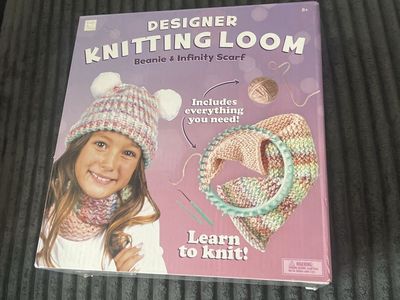 Designer Knitting Loom Beanie & Infinity Scarf Craft Kit