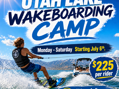Utah Lake Wakeboard Camp $225