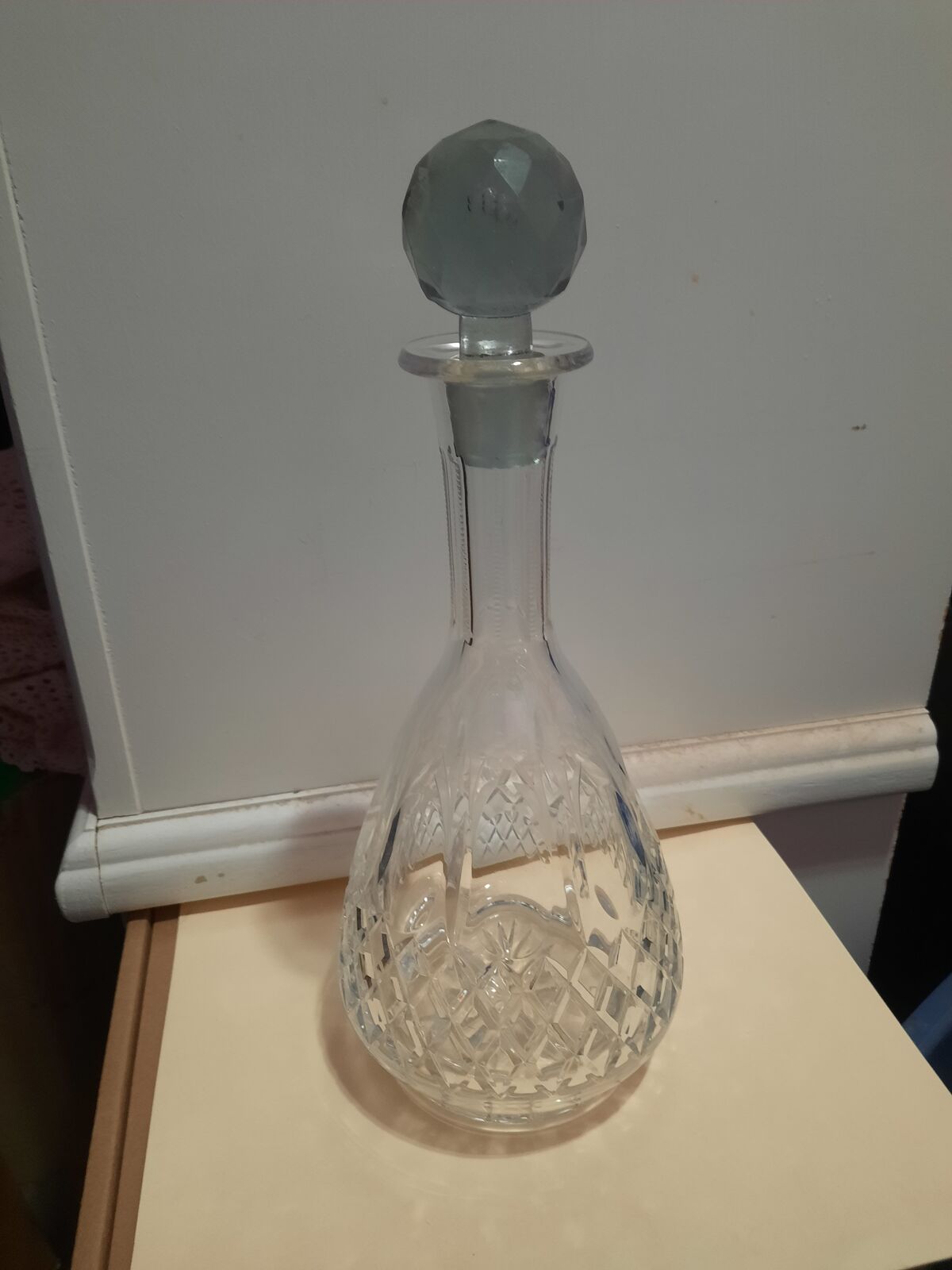 crystal decanter bottle