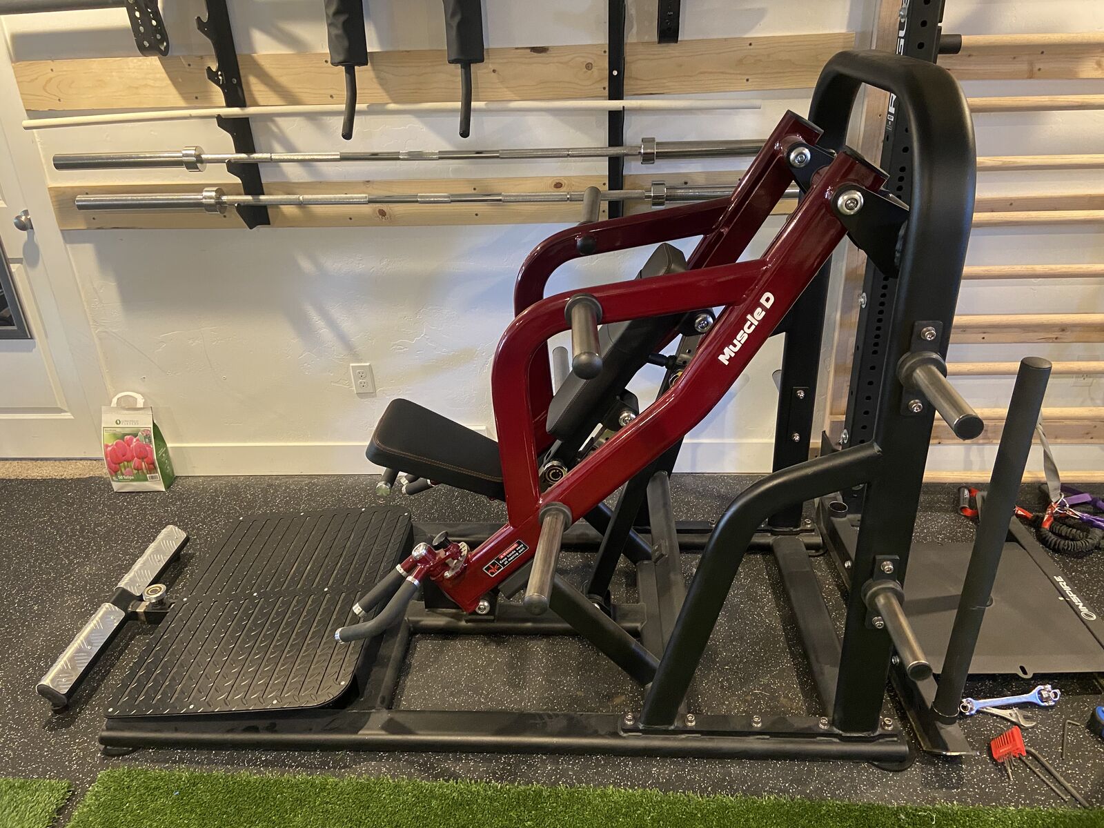 muscle d dynamic row premium plate loaded