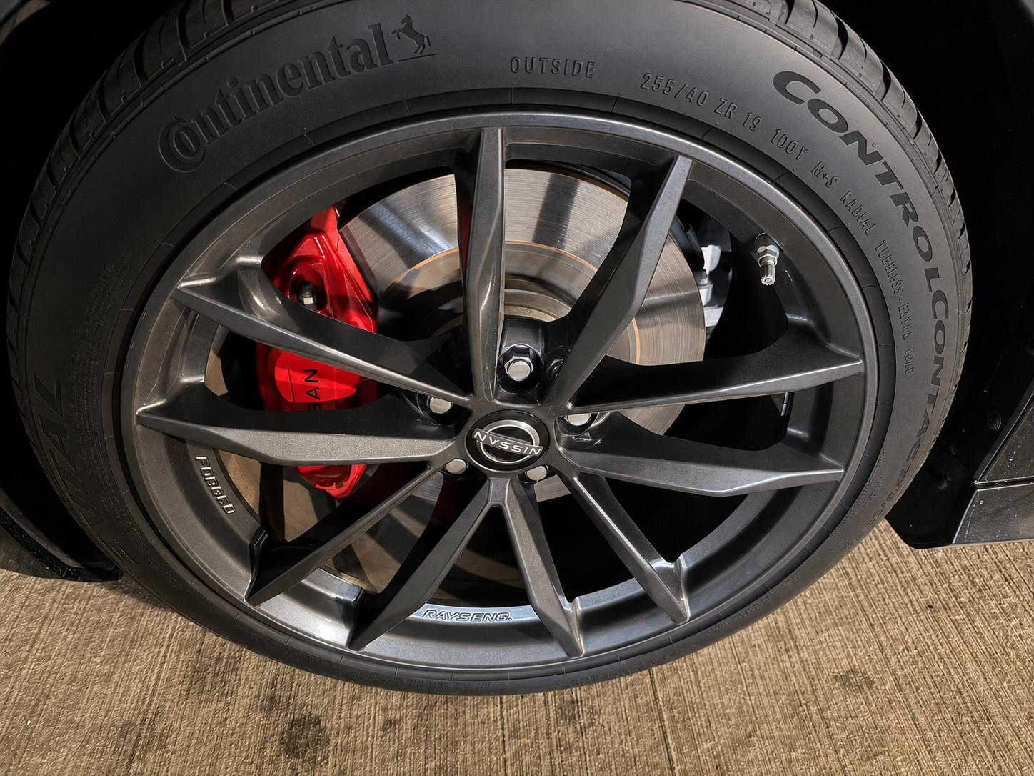 2024 Nissan Z Performance OEM 19” RAYS Forged Wheels and Continental Tires