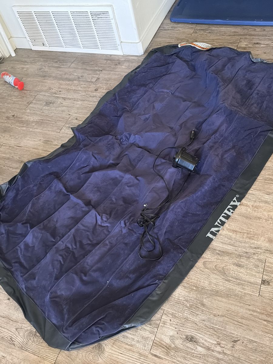 Single Air Mattress w/ Electric Pump – Great for Camping or Guests – $25 OBO
