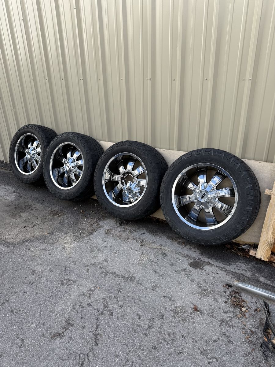 Ion 5 lug 20x10 Chrome Wheels
