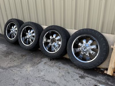 Ion 5 lug 20x10 Chrome Wheels