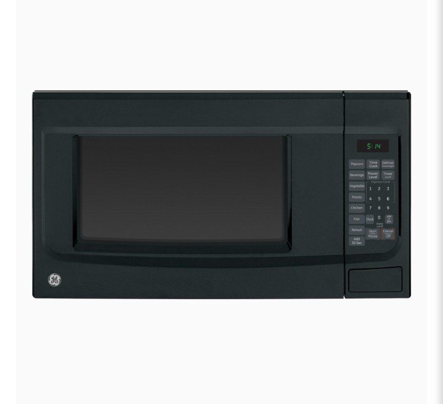 NEW GE 1.4 Cu. Ft. Black Countertop Microwave