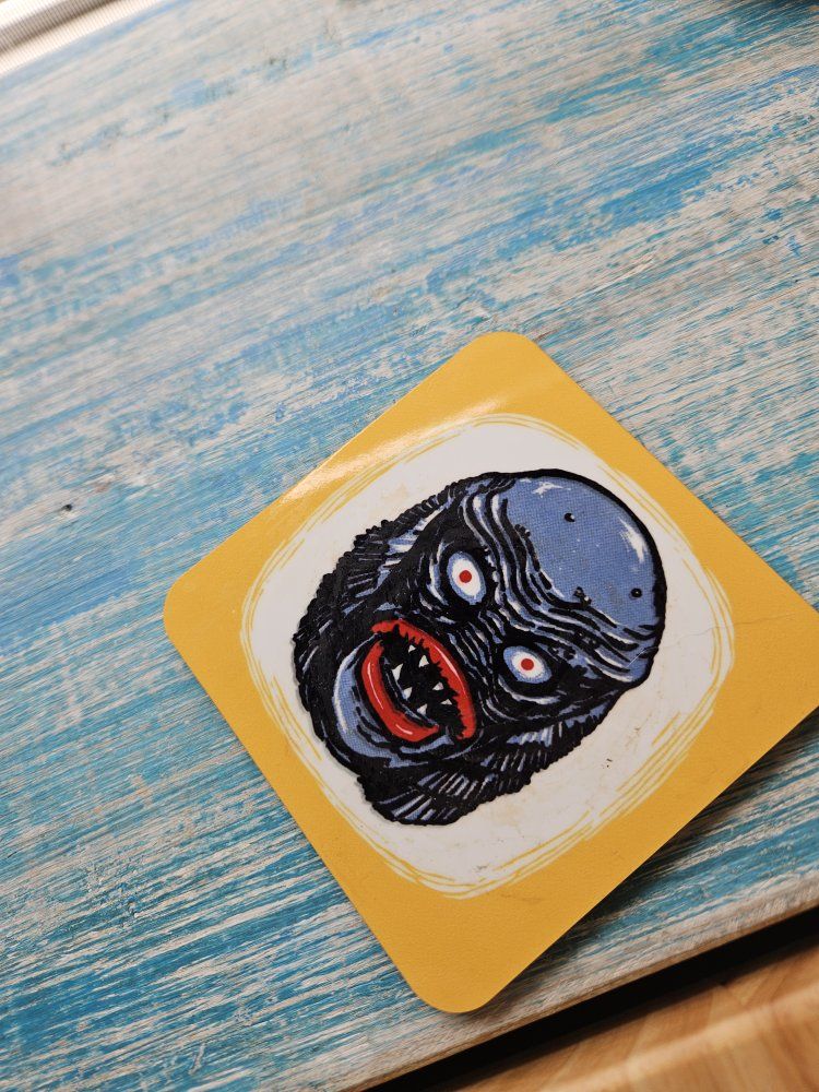 Vintage Creature From the Black Lagoon Coaster - Horror Movie Memorabilia