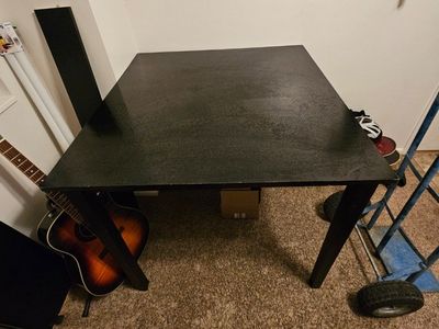 black bar height table
