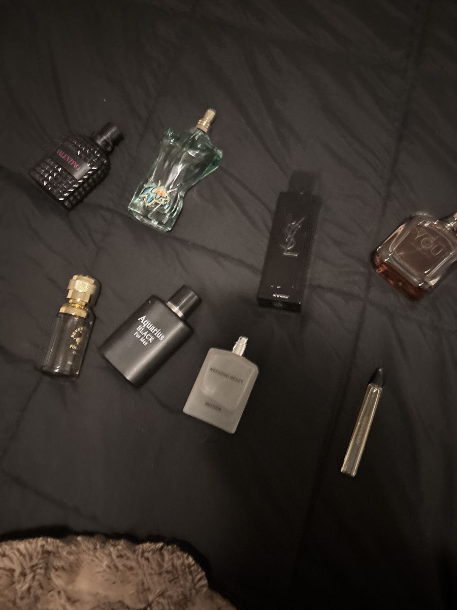 Assorted Men's Cologne Fragrances Lot - Valentino, Jean Paul Gaultier, YSL