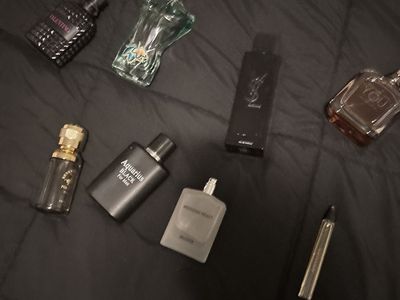 Assorted Men's Cologne Fragrances Lot - Valentino, Jean Paul Gaultier, YSL