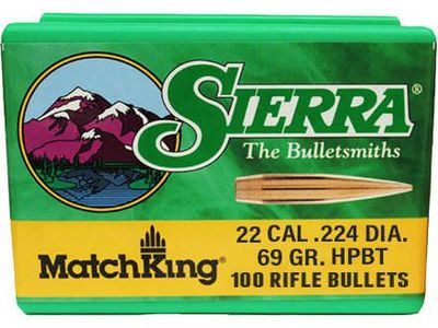 22 CAL 69 GR HPBT MatchKing (SMK) 11x 100 $35 each