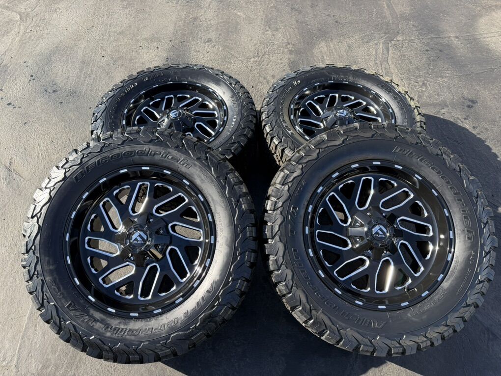 New 35x12.50r20 BFG KO2 Fuel Triton 8x170 Ford 250