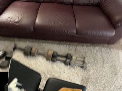 Burgundy Leather Couch Set