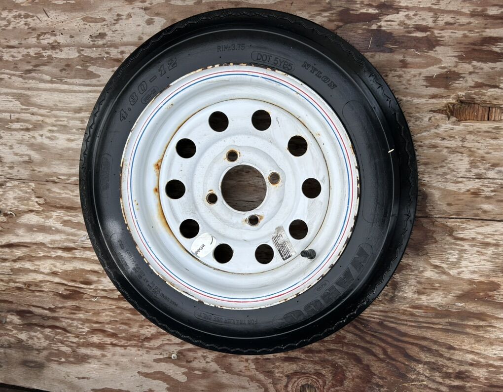 4.80-12 Trailer Tire 4 Lug