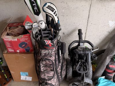 Callaway Elyte Driver & Full Golf Club Set: Mizuno MP63 Irons, T24 Wedges, Taylormade SIM 2, Bag Boy Bag