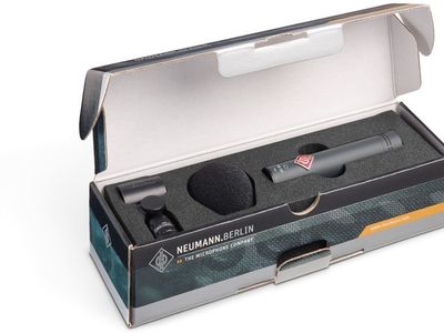 Neumann KM 184 P48 Studio Condenser Microphone with Box & Accessories - Brand New never used.