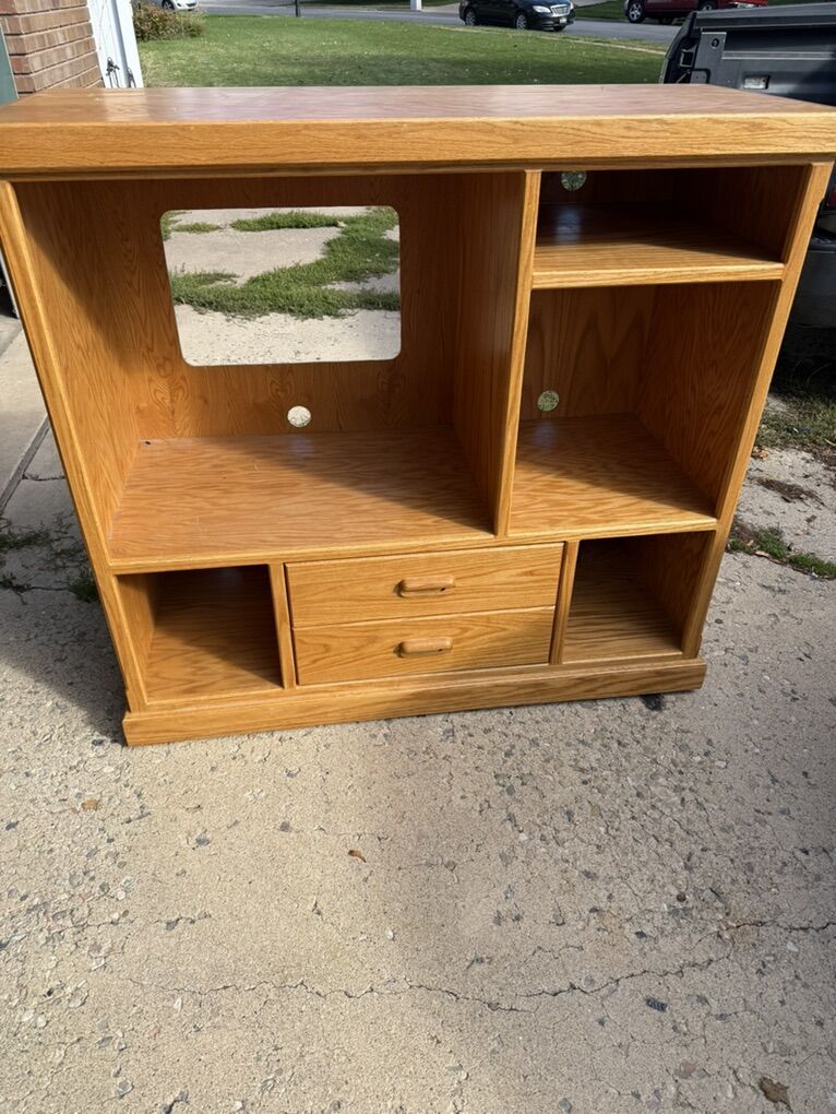 Solid Wood Entertainment Center