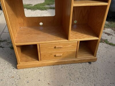 Solid Wood Entertainment Center