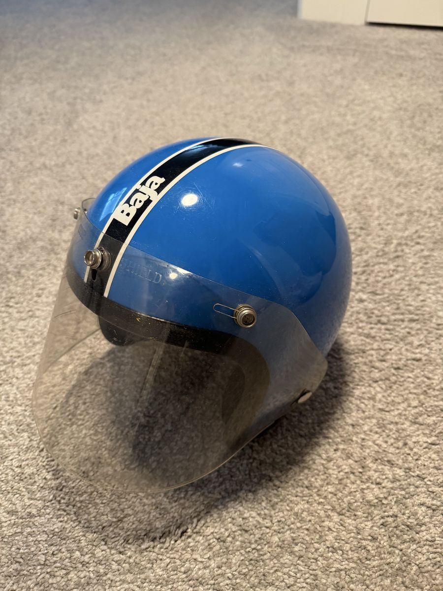 Blue Baja helmet