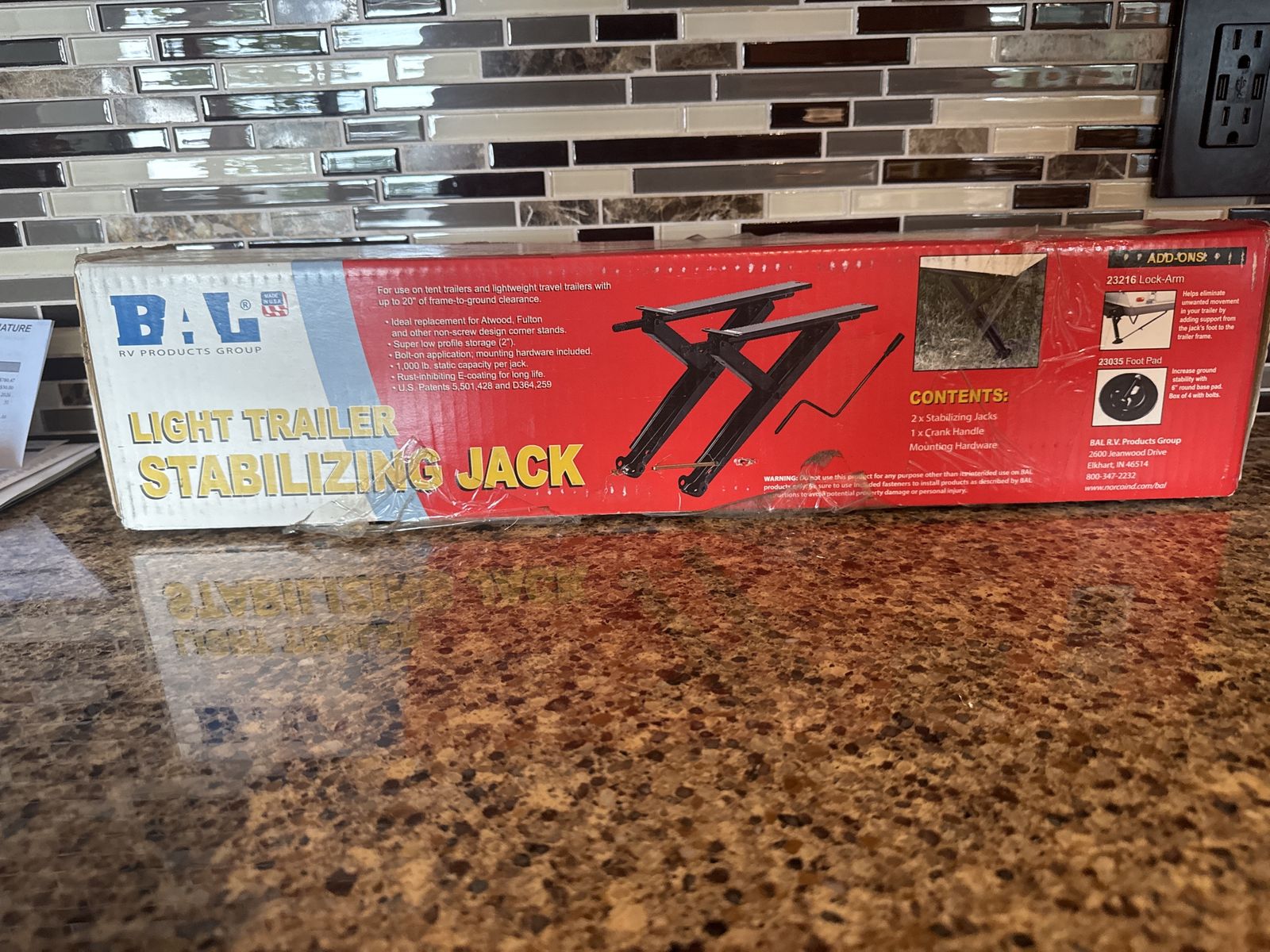 BAL Light Trailer Stabilizing  Jacks 23025