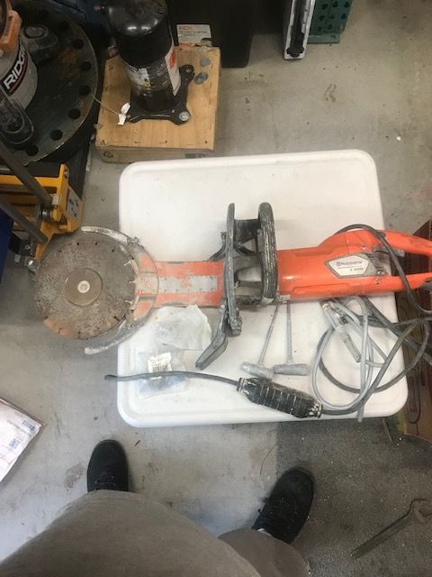 Husqvarna K4000 plunge cut concrete saw 16" depth