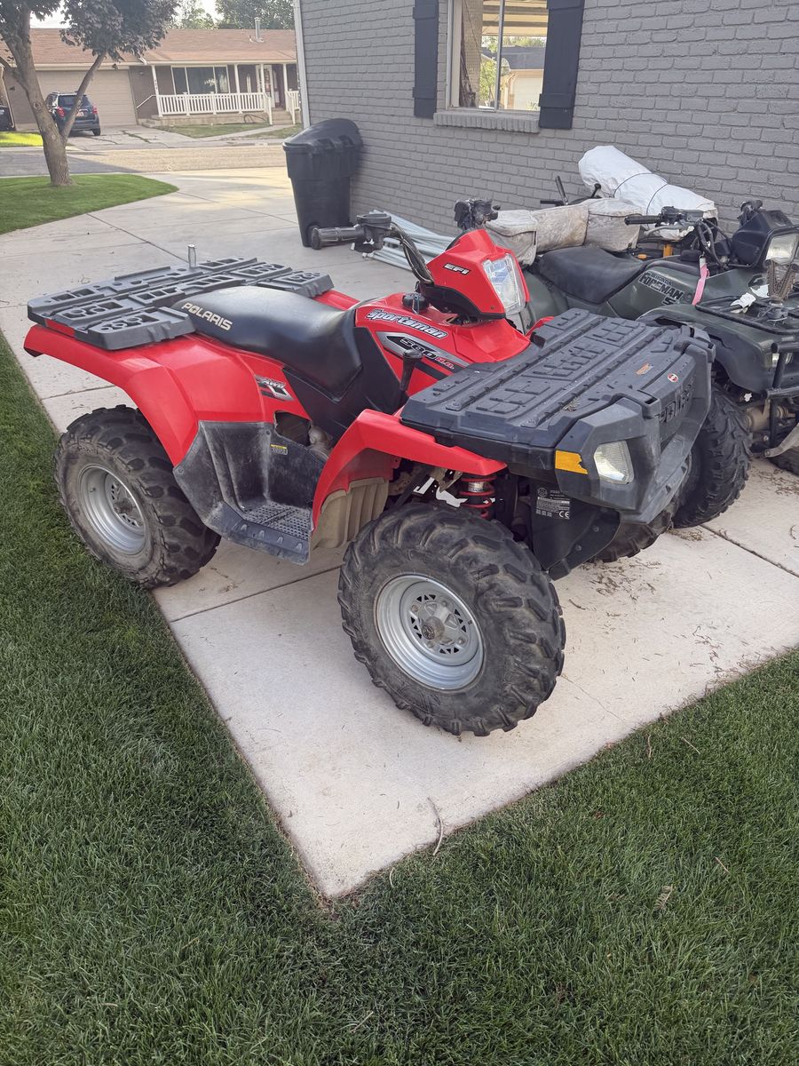 2008 Polaris Sportsman 500 H.O. EFI ATV 4x4 Red Used Quad
