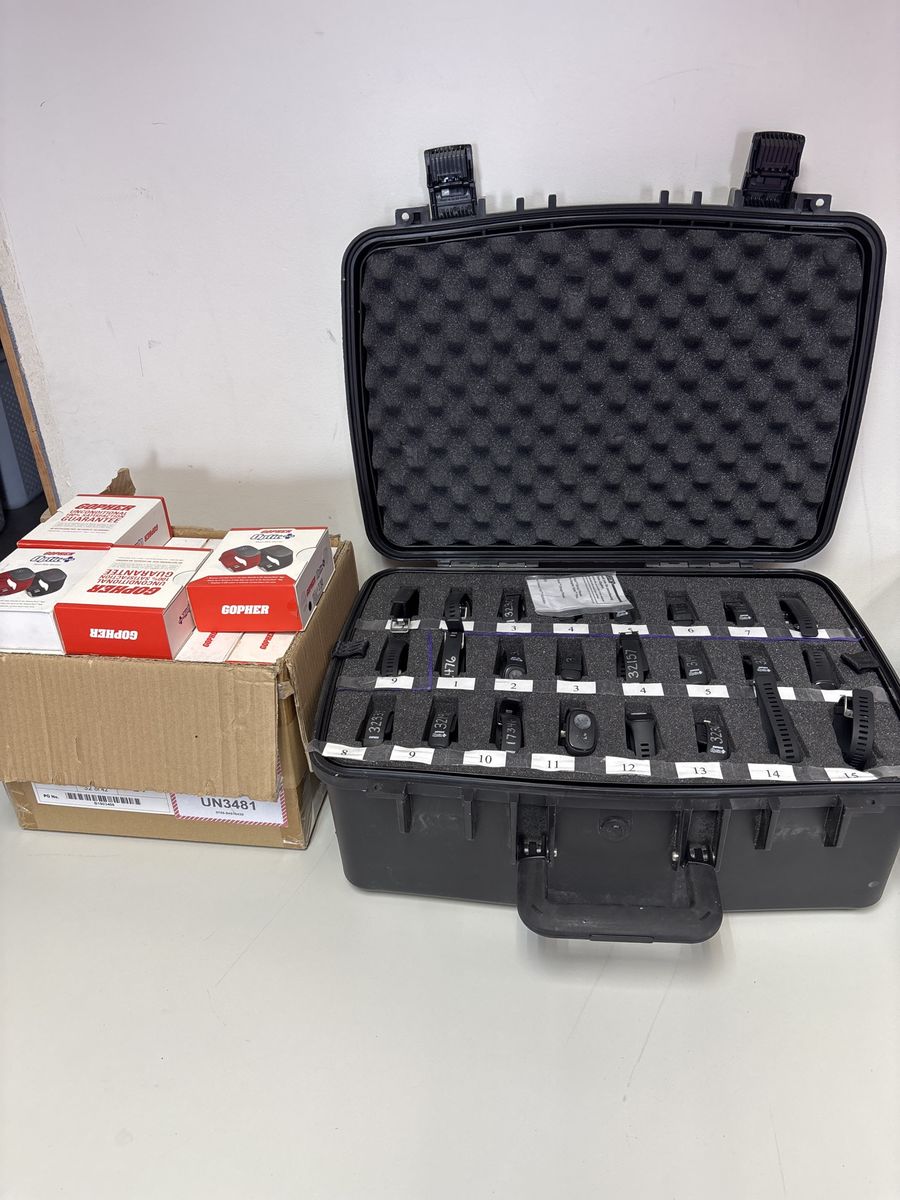 Gopher Optic+ Fitness Tracking System with 24 Wearable Trackers and Hard Case