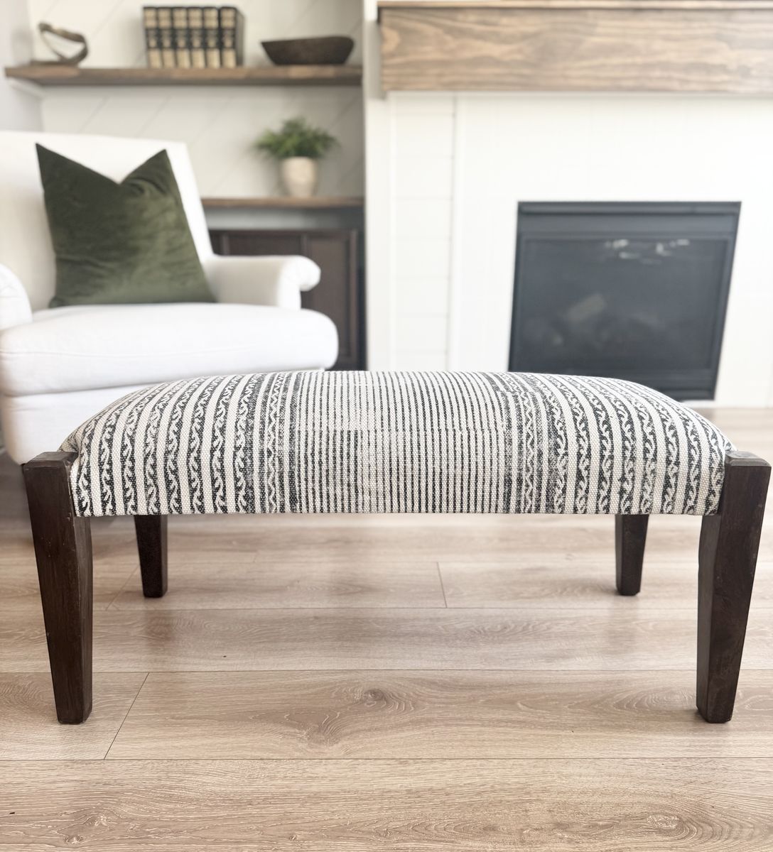 Modern Contemporary Boho Style Bench Seat