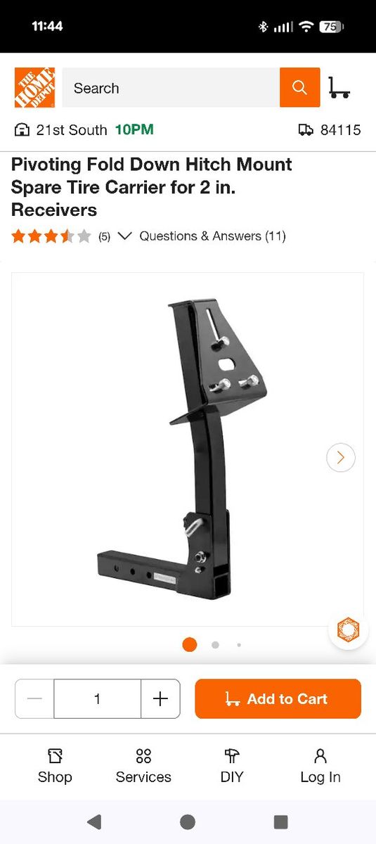 Spare Tire Carrier Kit