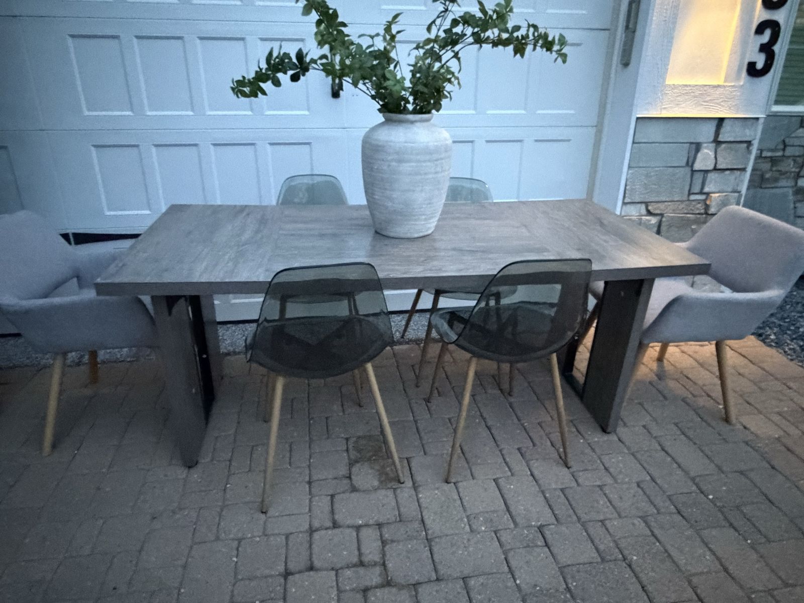 Dining Set with 6 Chairs