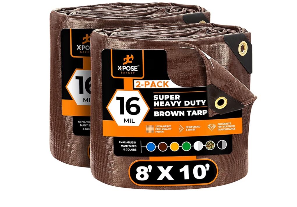 Heavy Duty 8x10' Tarp 16 Mil