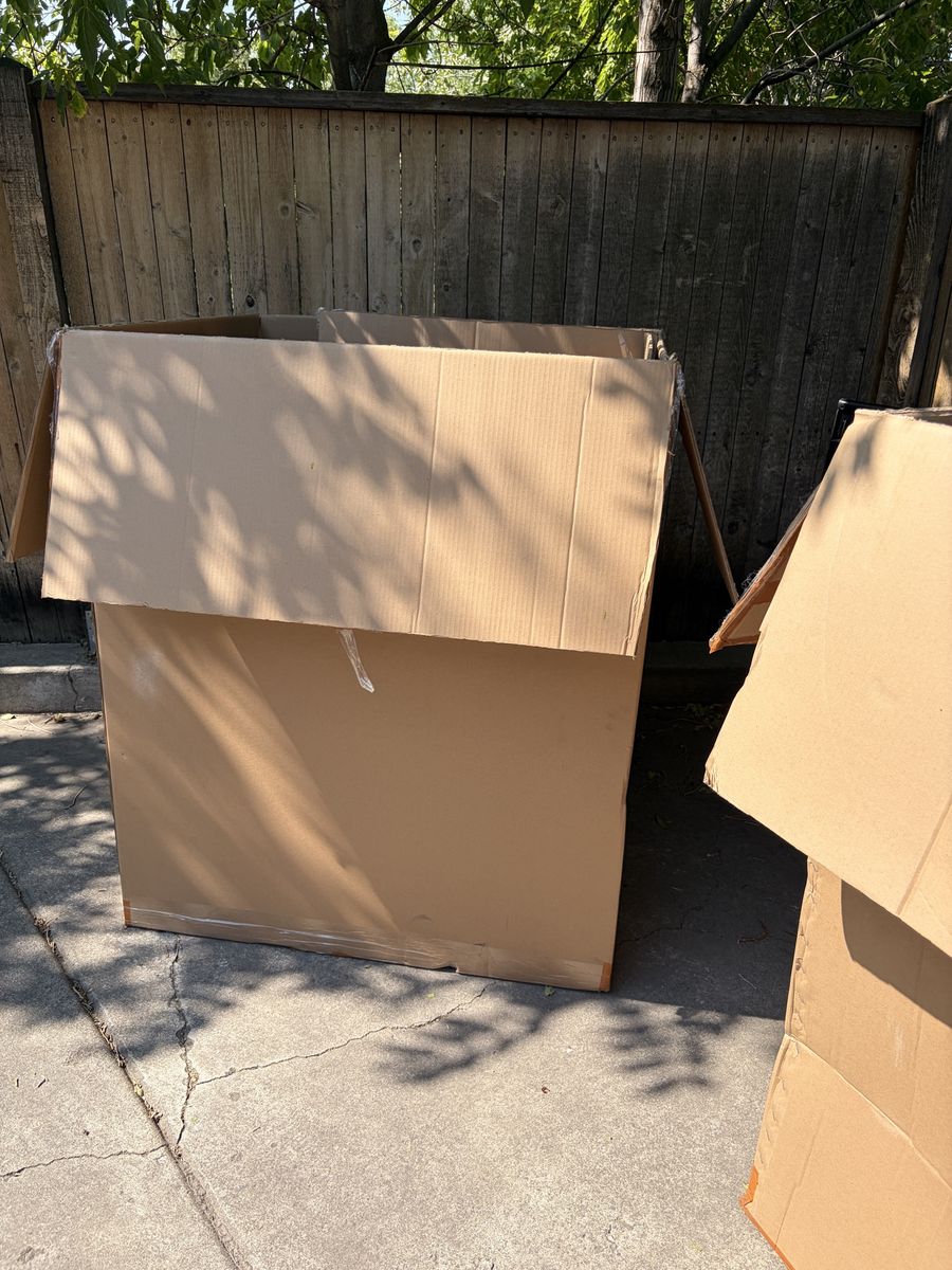 Free - 4 huge cardboard boxes. 