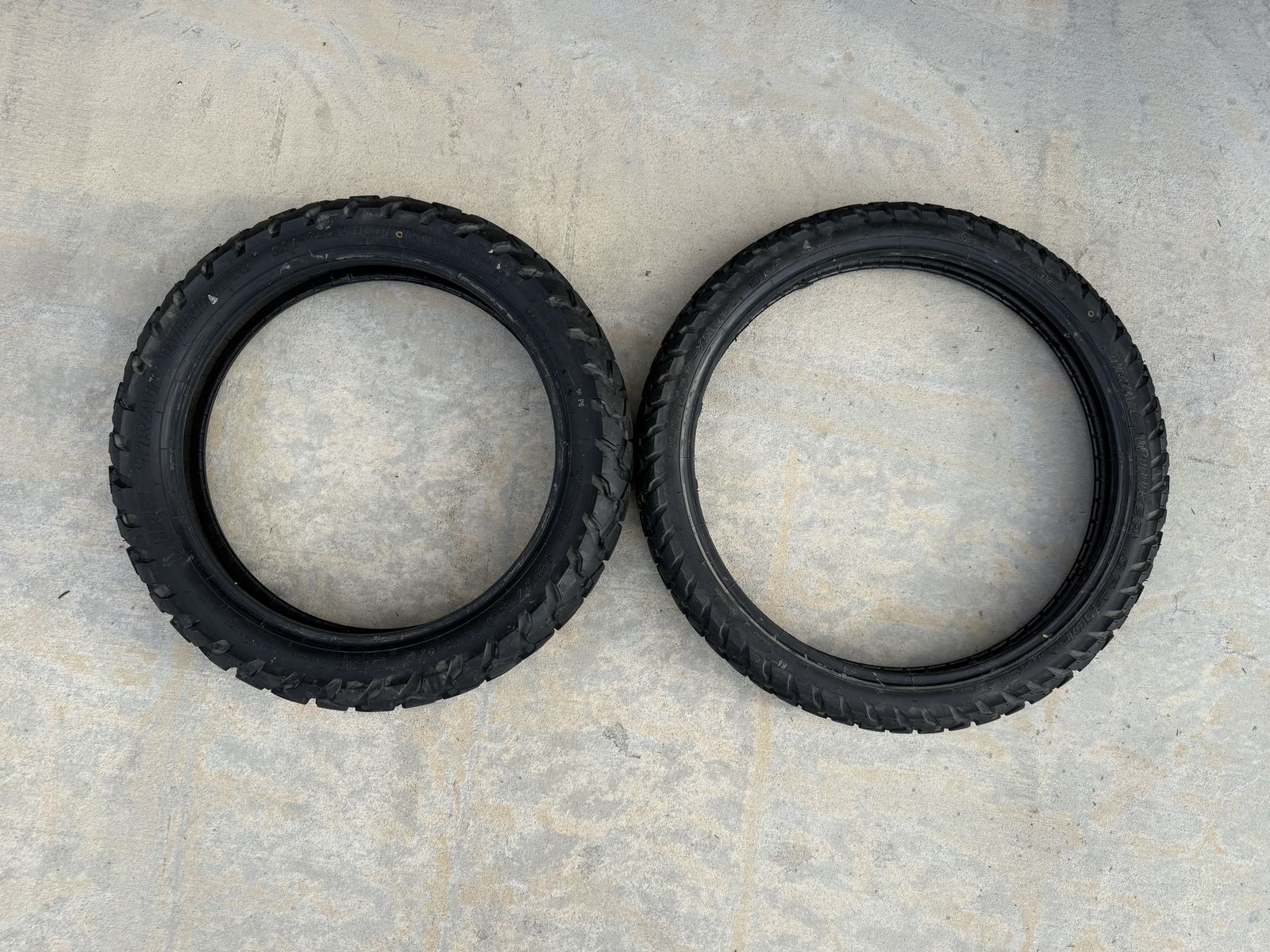 IRC Trail Winner GP-410 Dual Sport Tires 120/80-18 and 80/100-21