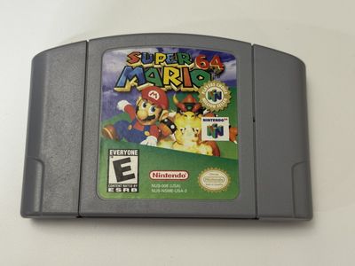Authentic Nintendo 64 N64 Game Super Mario 64