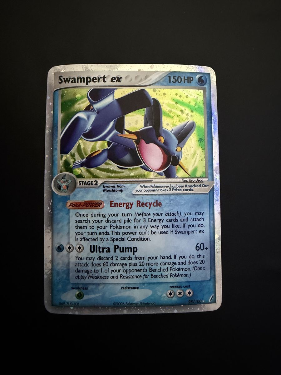 Swampert ex Pokemon card