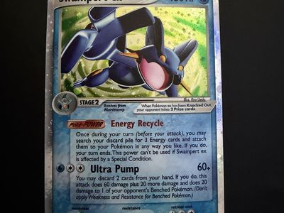 Swampert ex Pokemon card