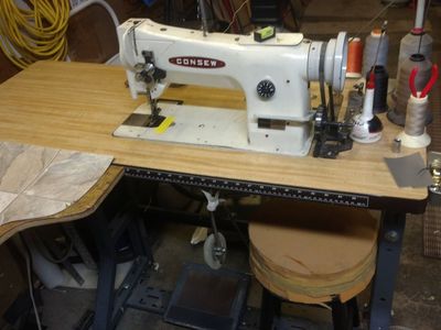 Consew 205 rb-4 walking foot industrial sewing machine