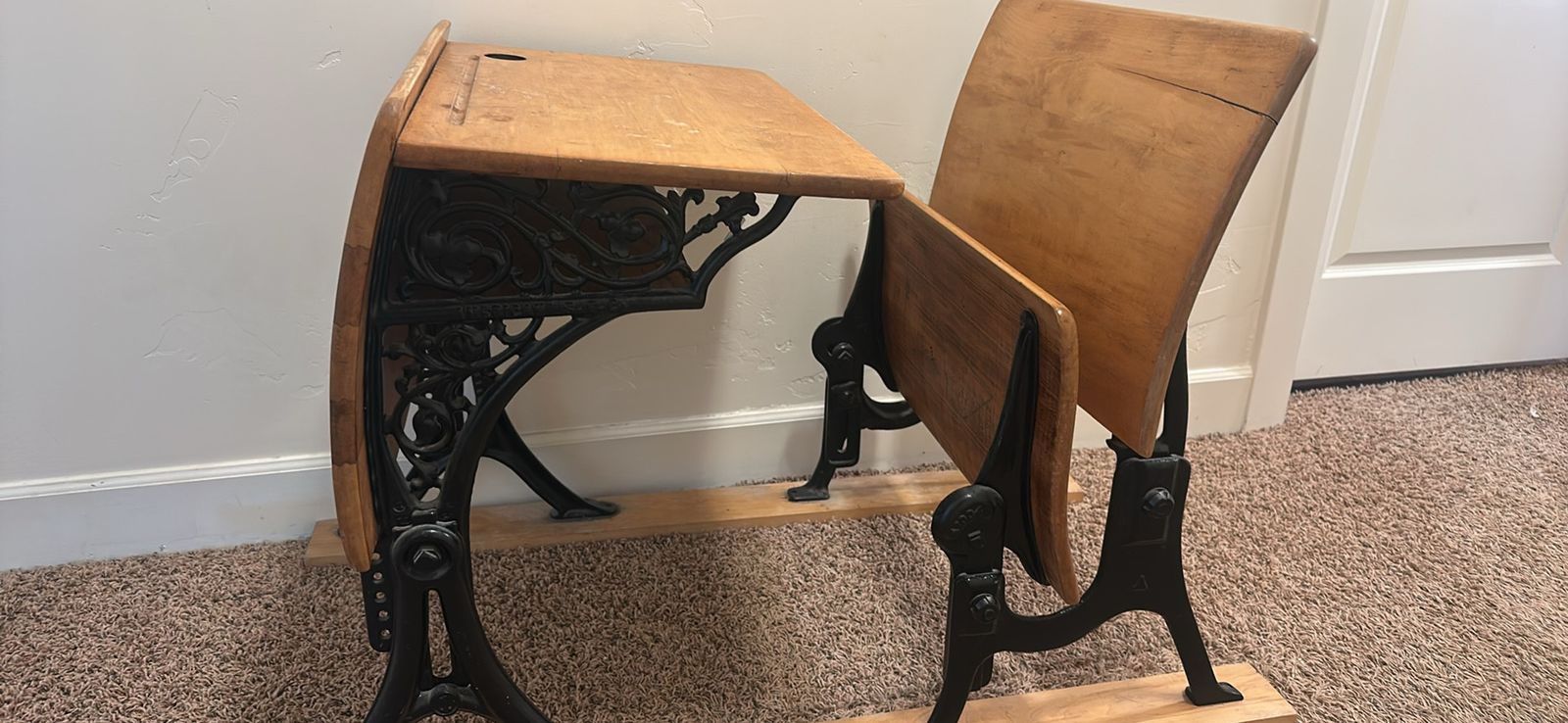 Antique school desk