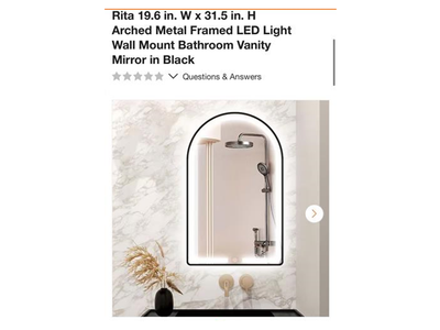 Rita LED back-lit mirror