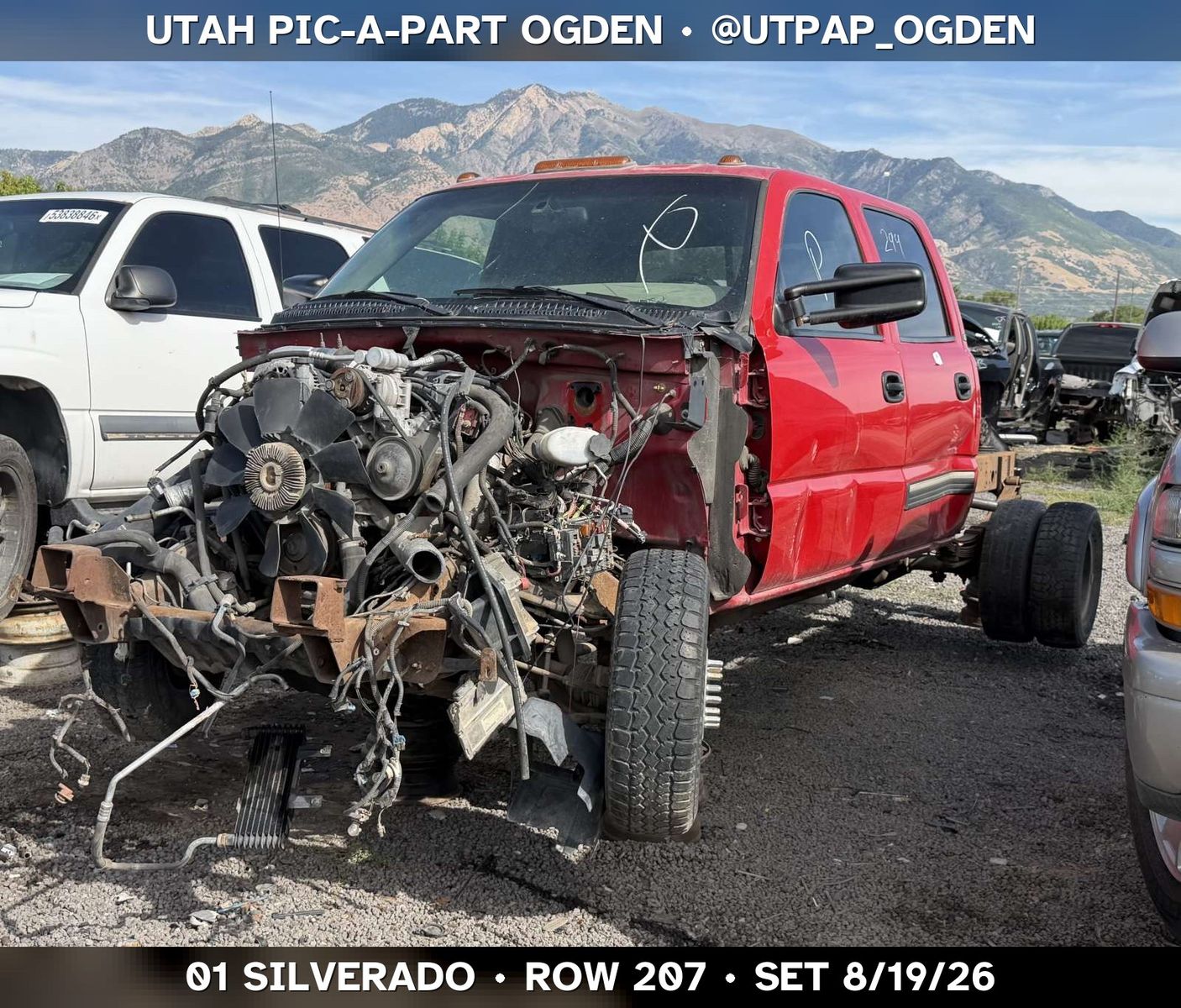 Just In! 2001 Chevrolet Silverado GMT800 Parts - UTPAP Ogden