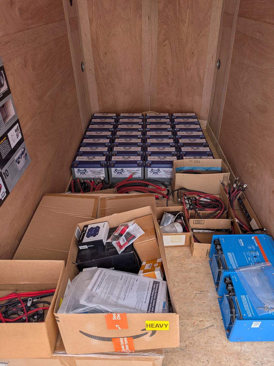 24 volt Cabin/RV used solar equipment mega-bundle. EVERYTHING EXCEPT PANELS!