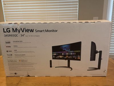 LG MyView 34SR65QC 34" Ultrawide QHD 100Hz Smart Monitor