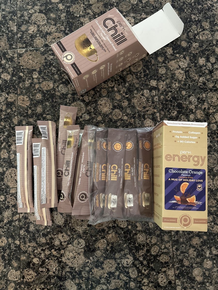 28 Perk to-go sticks - 3 flavors