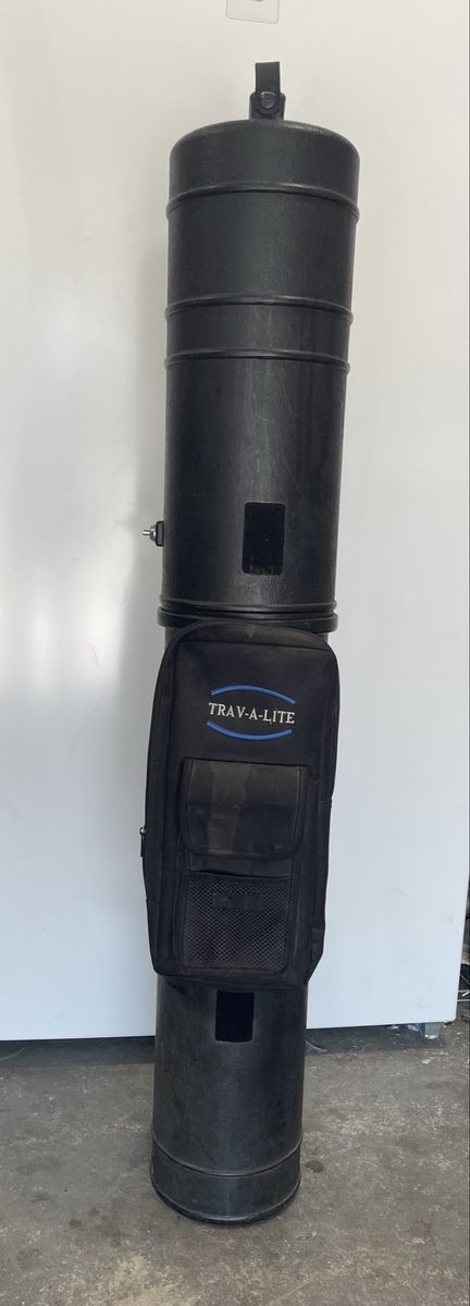 TRAV-A-LITE Hard Case Golf Club Caddy Case Traveling Luggage w/wheels