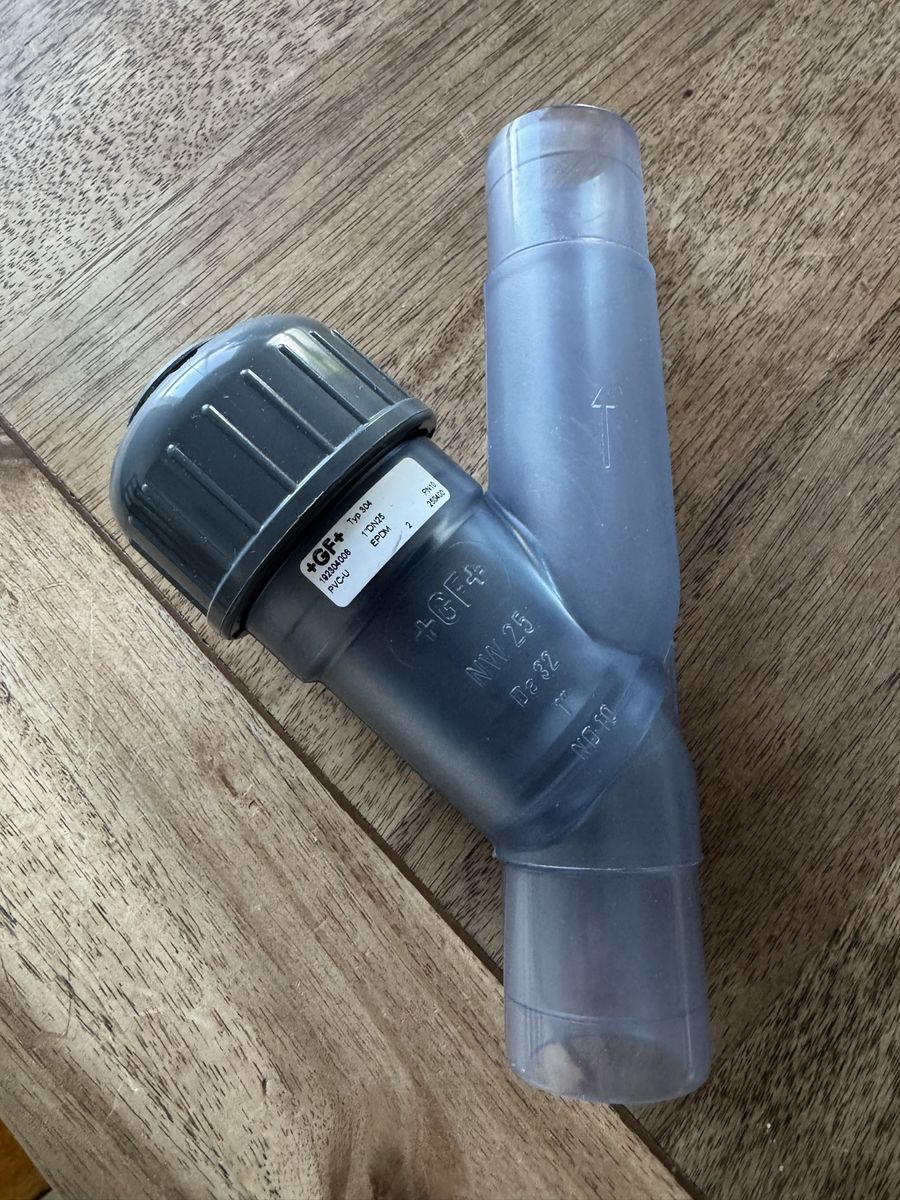 1” Wye Check Valve Slip x Slip New