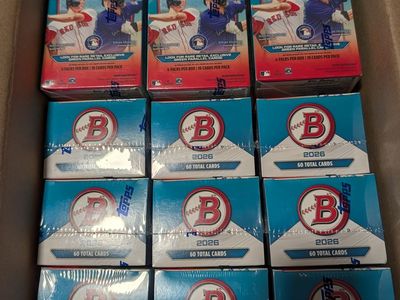 2026 Topps MLB Bowman Baseball Blaster Value Box - Lot of 15