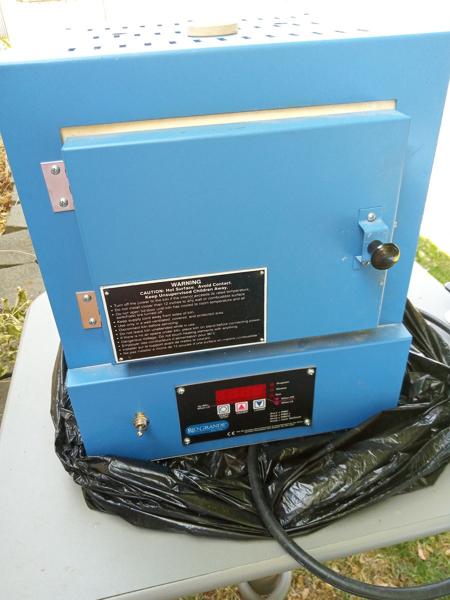 Rio Grande PMC Kiln (needs repair) & Supplies