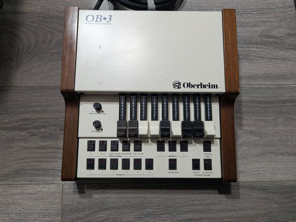 Oberheim ob 3 drawbar organ expander