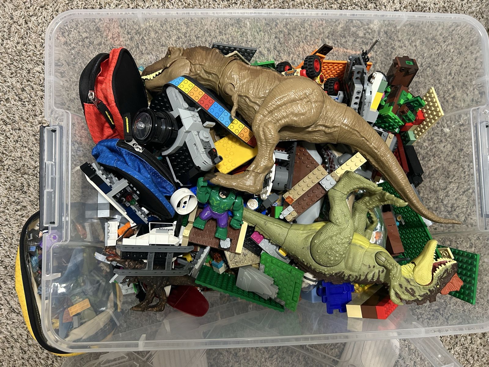 Giant bin of Legos 