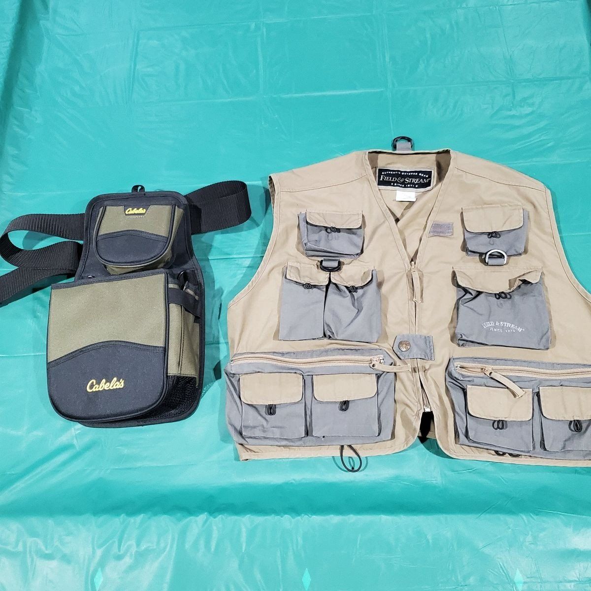 Fishing Vest & Shotshell Box/Hull Pouch